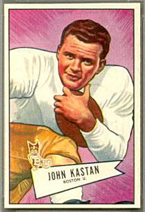 John Kastan 1952 Bowman Small football card