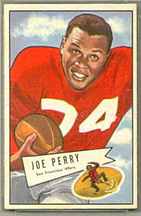 Joe Perry 1952 Bowman Small football card Joe Perry 1952 Bowman Small football card