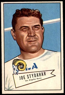 Joe Stydahar 1952 Bowman Small football card Joe Stydahar 1952 Bowman Small football card