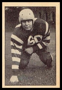 Leslie Ascott 1952 Parkhurst football card Leslie Ascott 1952 Parkhurst football card
