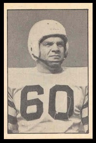 Jack Carpenter 1952 Parkhurst football card Jack Carpenter 1952 Parkhurst football card
