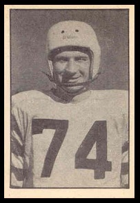 Bob Heck 1952 Parkhurst football card