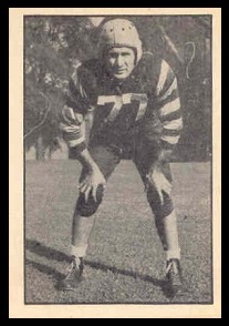 Byron Karrys 1952 Parkhurst football card