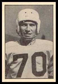 Al Bruno 1952 Parkhurst football card