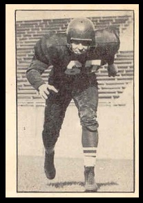 Marv Meirowitz 1952 Parkhurst football card
