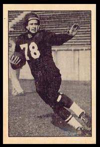 Virgil Wagner 1952 Parkhurst football card