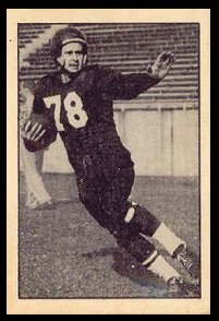 Virgil Wagner 1952 Parkhurst football card Virgil Wagner 1952 Parkhurst football card