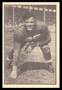 John Wagoner 1952 Parkhurst football card