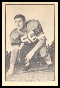 Gerry Lefebvre 1952 Parkhurst football card Gerry Lefebvre 1952 Parkhurst football card
