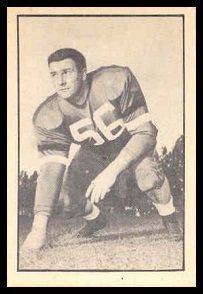 Gerry Lefebvre 1952 Parkhurst football card