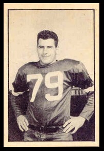 Bruce Cummings 1952 Parkhurst football card