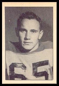 Hal Waggoner 1952 Parkhurst football card