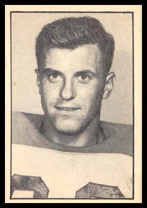 Pete Neumann 1952 Parkhurst football card