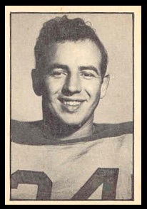 Jack Rogers 1952 Parkhurst football card