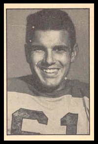 Floyd Cooper 1952 Parkhurst football card