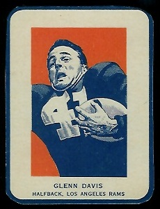 Glenn Davis in Action 1952 Wheaties football card