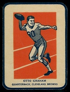 Otto Graham in Action 1952 Wheaties football card Otto Graham in Action 1952 Wheaties football card