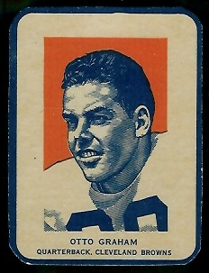 Otto Graham Portrait 1952 Wheaties football card