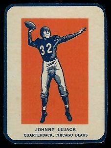 John Lujack in Action 1952 Wheaties football card John Lujack in Action 1952 Wheaties football card