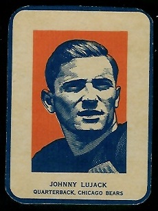 John Lujack Portrait 1952 Wheaties football card John Lujack Portrait 1952 Wheaties football card