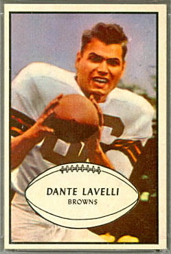 Dante Lavelli 1953 Bowman football card