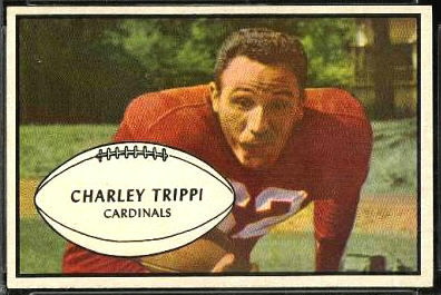 Charley Trippi 1953 Bowman football card