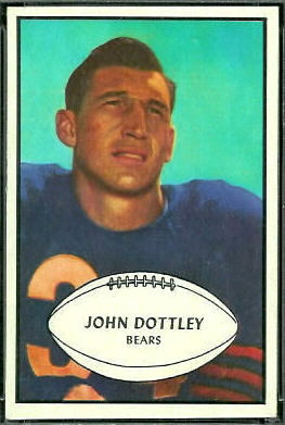 John Dottley 1953 Bowman football card