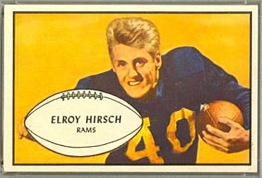 Elroy Hirsch 1953 Bowman football card Elroy Hirsch 1953 Bowman football card