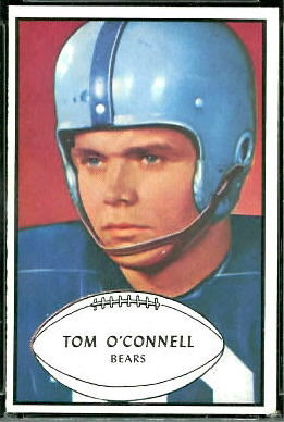 Tom O'Connell 1953 Bowman football card