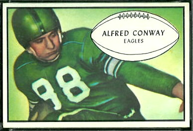Al Conway 1953 Bowman football card