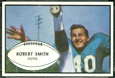 Robert Smith 1953 Bowman football card