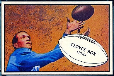 Cloyce Box 1953 Bowman football card
