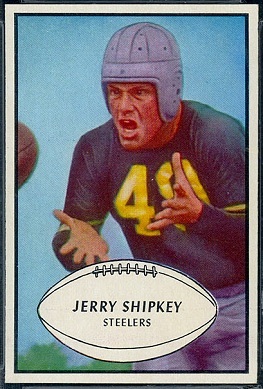 Jerry Shipkey 1953 Bowman football card