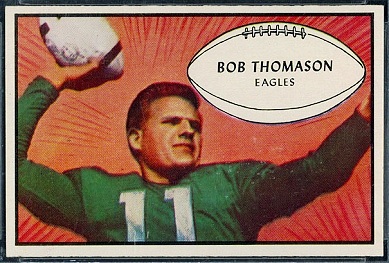 Bobby Thomason 1953 Bowman football card