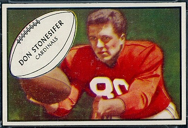 Don Stonesifer 1953 Bowman football card