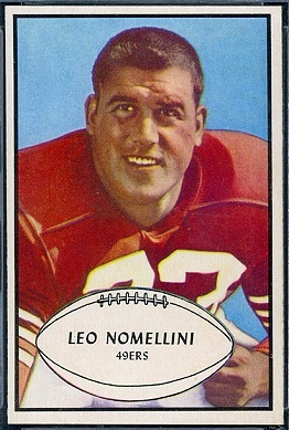 Leo Nomellini 1953 Bowman football card