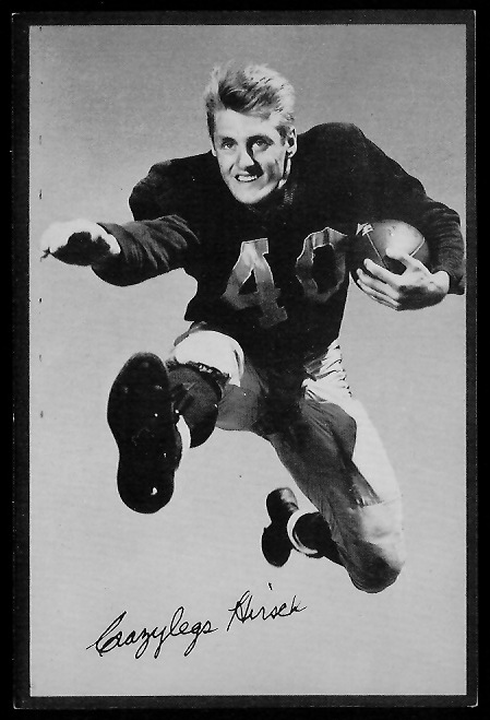 Elroy Hirsch 1953 Rams Team Issue football card Elroy Hirsch 1953 Rams Team Issue football card