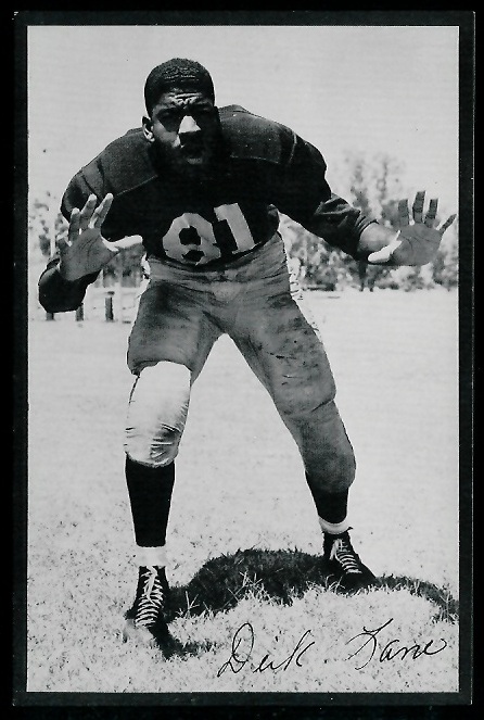Dick Lane 1953 Rams Team Issue football card Dick Lane 1953 Rams Team Issue football card