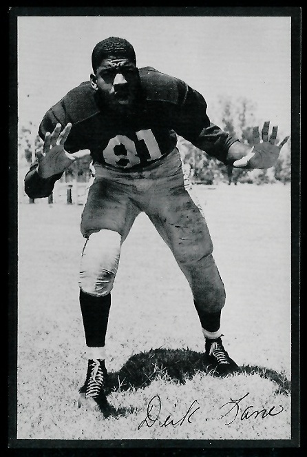 Dick Lane 1953 Rams Team Issue football card