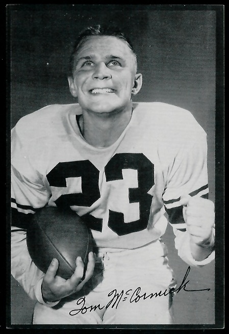 Tom McCormick 1953 Rams Team Issue football card