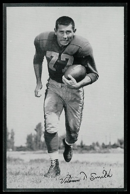 Vitamin Smith 1953 Rams Team Issue football card