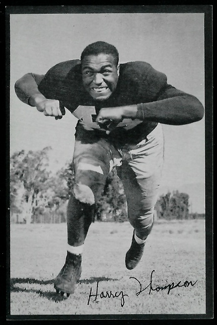 Harry Thompson 1953 Rams Team Issue football card