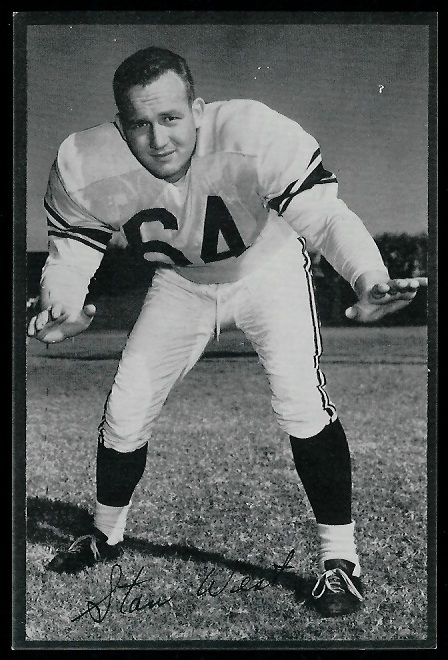 Stan West 1953 Rams Team Issue football card Stan West 1953 Rams Team Issue football card
