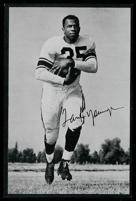 Tank Younger 1953 Rams Team Issue football card Tank Younger 1953 Rams Team Issue football card
