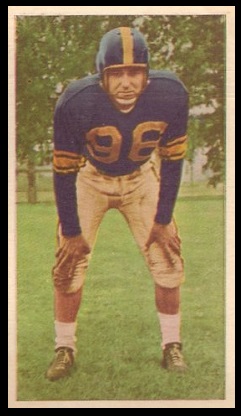 Bud Korchak 1954 Blue Ribbon football card