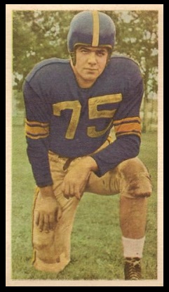 Tom Lumsden 1954 Blue Ribbon football card