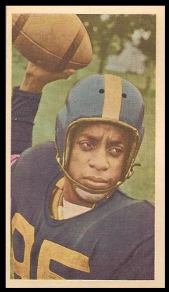 Jesse Thomas 1954 Blue Ribbon football card Jesse Thomas 1954 Blue Ribbon football card
