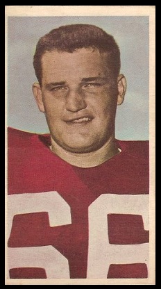 Don Carter 1954 Blue Ribbon football card