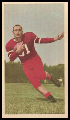 Gene Roberts 1954 Blue Ribbon football card Gene Roberts 1954 Blue Ribbon football card