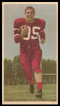 Tom McHugh 1954 Blue Ribbon football card